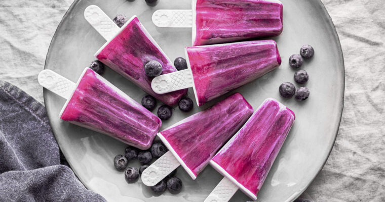 Helado de arandanos con MAMBO