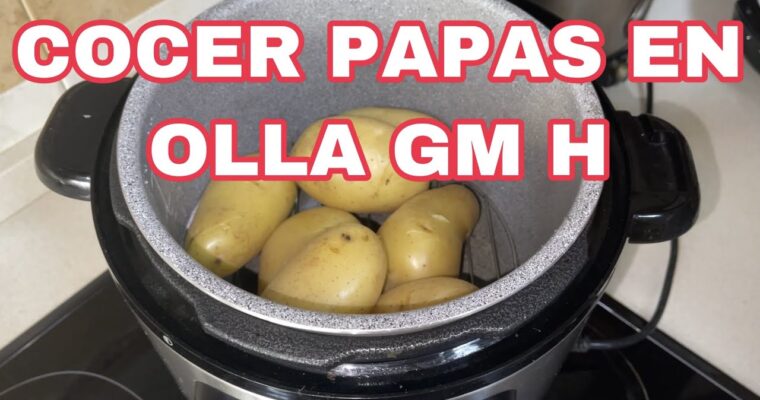 PATATAS PARA ENSALADILLA con olla GM