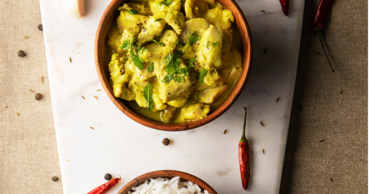 POLLO AL CURRY con MAMBO