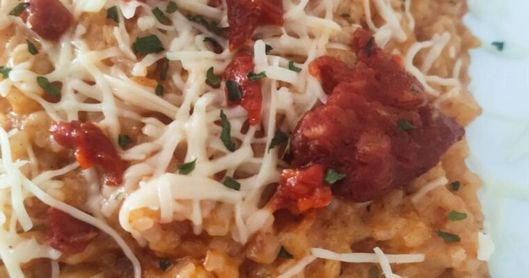 Risotto de chorizo con MAMBO