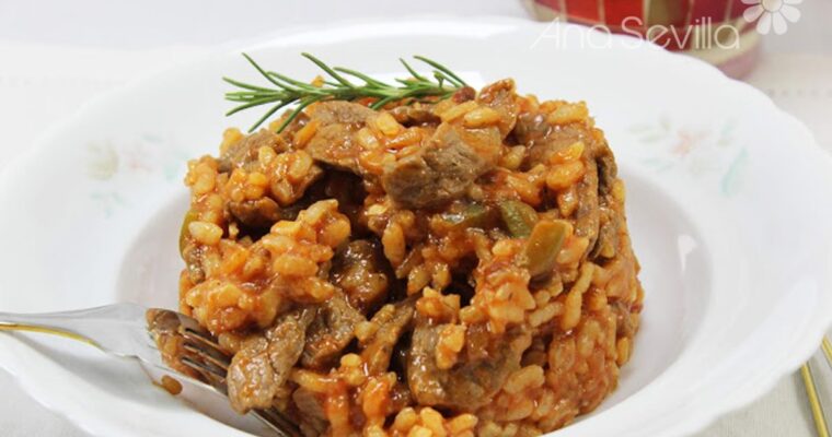 Risotto de ternera con olla GM