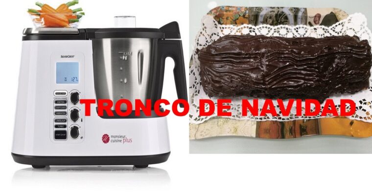 Tronco de Navidad con monsieur cuisine