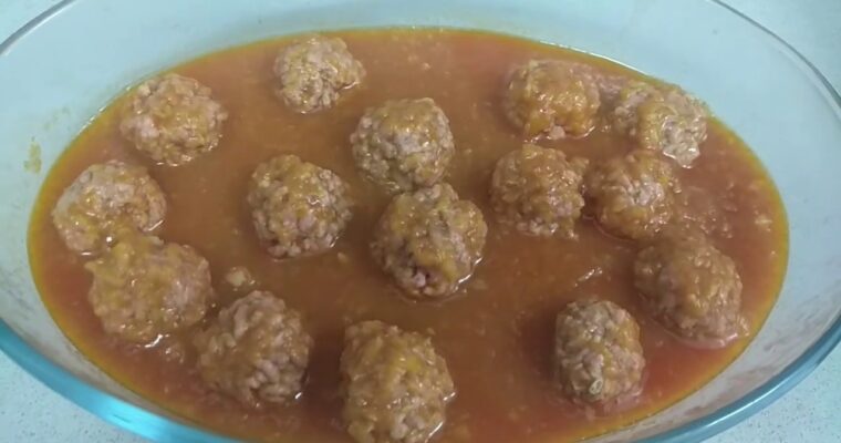Albondigas en salsa de vino con MAMBO