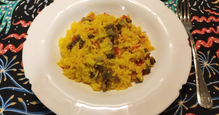 Consome de berberechos con MAMBO