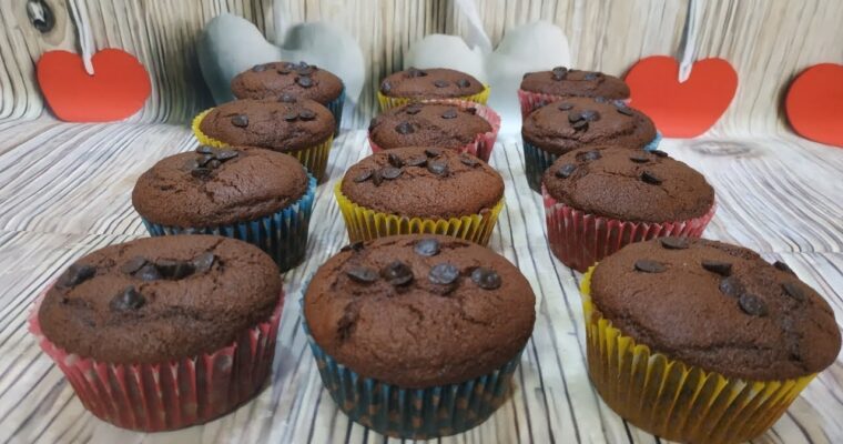 Magdalenas con chocolate con MAMBO