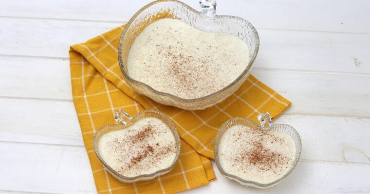 Arroz con leche muy cremoso con MAMBO