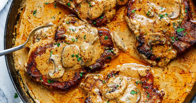 Easy and Delicious: Try Our Recipe for Pork Chops with Mushrooms in a GM Pot
