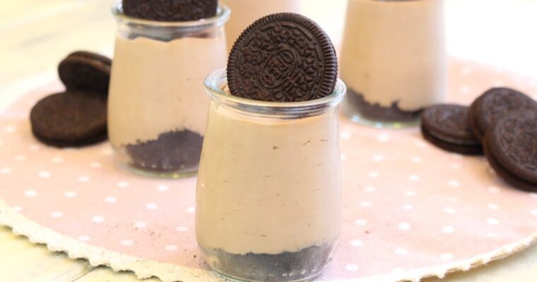 Vasitos de Oreo y crema de Nutella con MAMBO