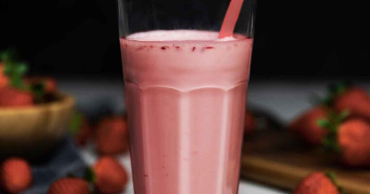 BATIDO DE FRESA con MAMBO
