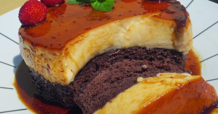 Bizcoflan con olla GM