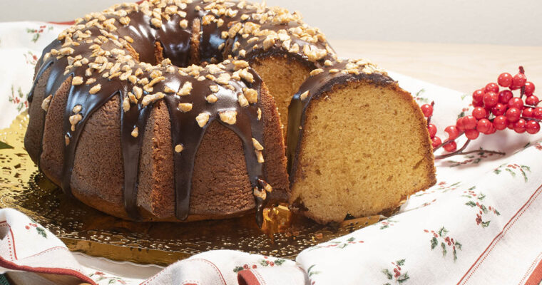 Delicioso Bundt Cake de turrón: la receta perfecta para endulzar tus fiestas