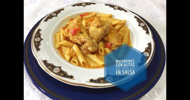 Macarrones con alitas de pollo con MAMBO