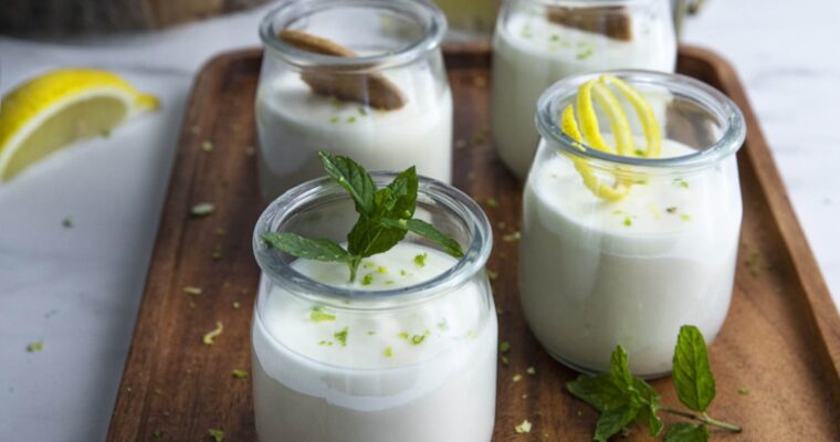Mousse de limon y yogurt con MAMBO