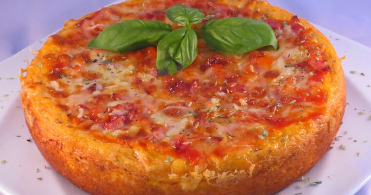 Pizza de frutas con olla GM