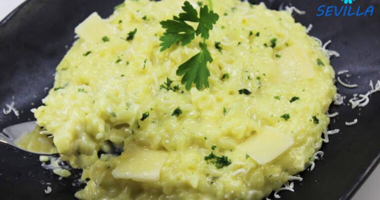 Risotto cuatro quesos con olla GM