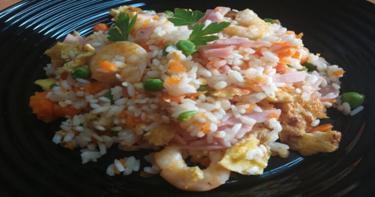 Arroz tres delicias con MAMBO