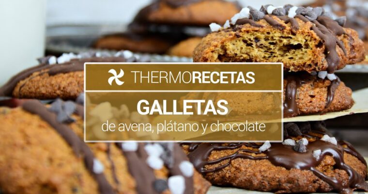 Deliciosas y saludables: Receta de galletas de avena y plátano con chispitas de chocolate con Thermomix