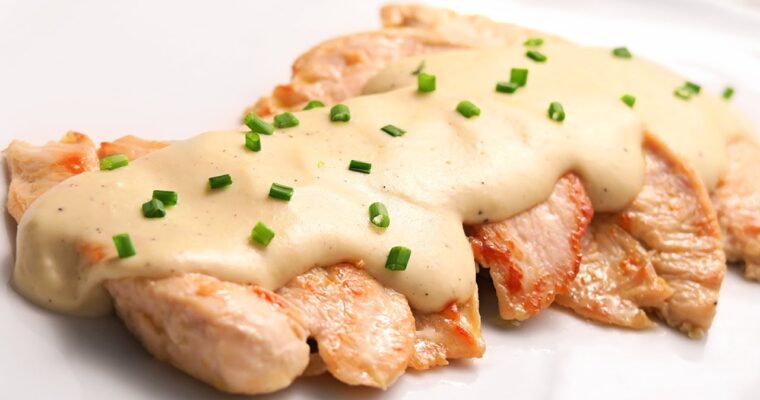 Deliciously Creamy: Pollo con Salsa de Quesitos con Monsieur Cuisine Recipe