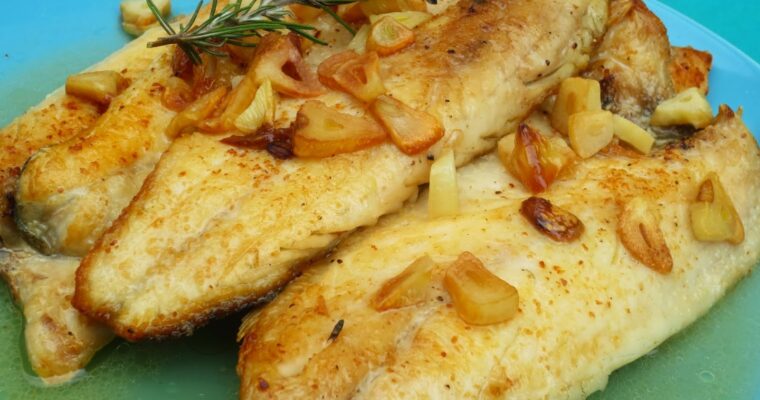 Lubina o dorada al ajo-limon con MAMBO