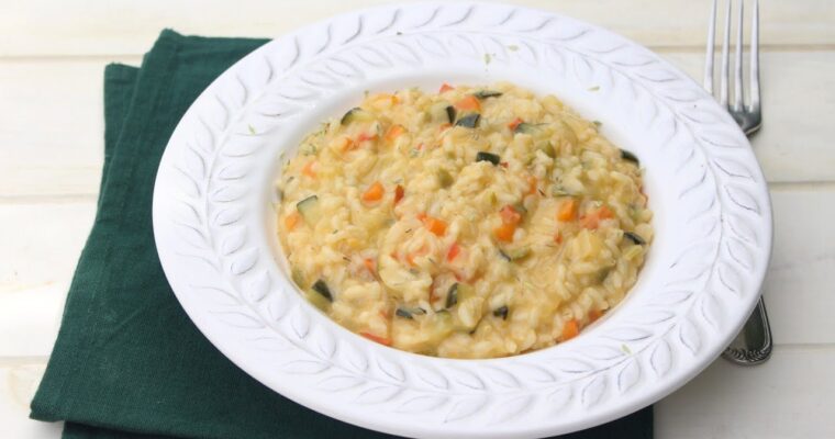 Risotto de verduras con MAMBO