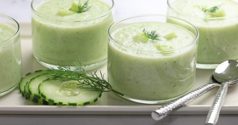 Delicious and Refreshing: Try this Thermomix Recipe for Cucumber and Yogurt Cold Soup