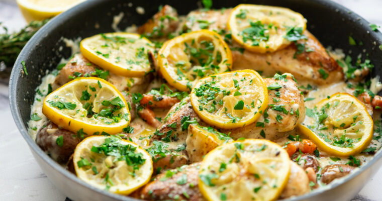 Delicious Lemon Chicken Recipe with Spicy Broccoli and Potatoes: A Thermomix Delight