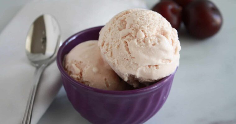 Delightful and Delicious: Discover the Irresistible Plum Ice Cream Recipe with Monsieur Cuisine
