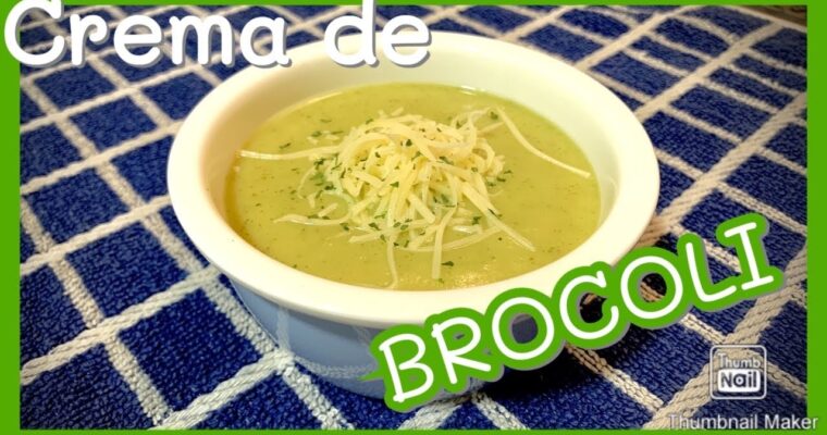 Recetas fáciles y rápidas: crema de brócoli en la olla GM