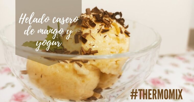 Delicioso y refrescante: receta de helado ligero de mango con Thermomix