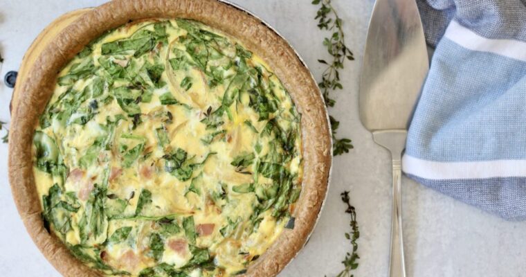 Healthy and Delicious: Spinach and Cheese Quiche in GM Pot Recipe