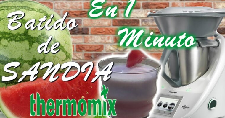 Refrescante y delicioso: aprende a hacer un batido natural de sandía con Thermomix