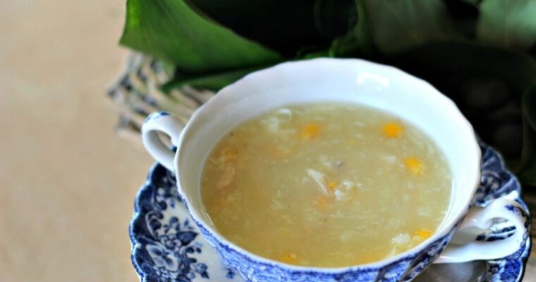 Deliciosa receta de sopa china de maíz y pollo para hacer con tu Thermomix
