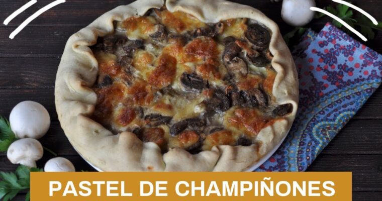 Deliciosa receta de tarta salada de champiñones con thermomix