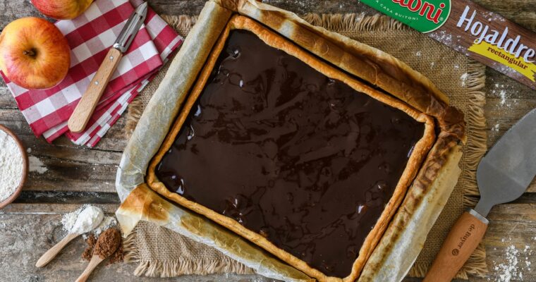 Delicioso hojaldre de manzana y chocolate: receta fácil con Thermomix