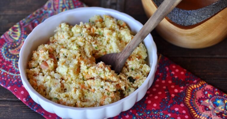 Disfruta de una ensalada refrescante con nuestra receta de cuscús de coliflor con Thermomix