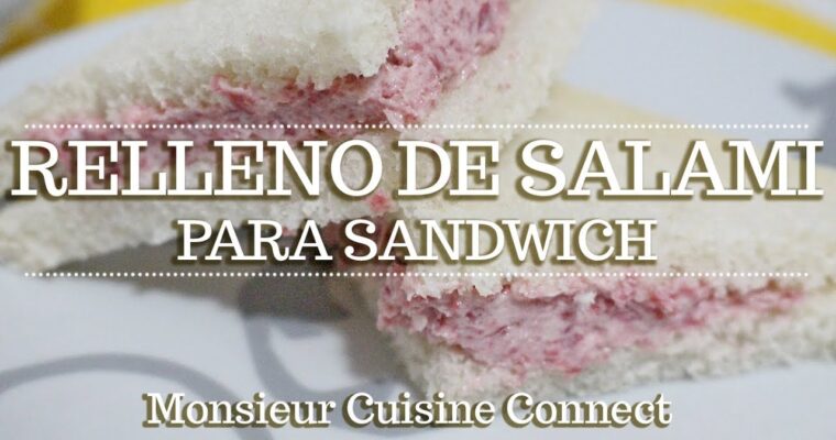 Deliciosa receta de pasta de salami para sándwiches con Thermomix