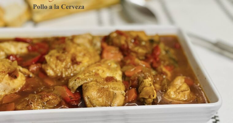 Delicioso Pollo Guisado a la Cerveza con Pimientos de Colores: Una Receta Fácil con Thermomix