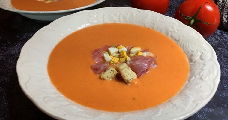 Delicious Salmorejo Recipe with Avocado Made Easy with Thermomix