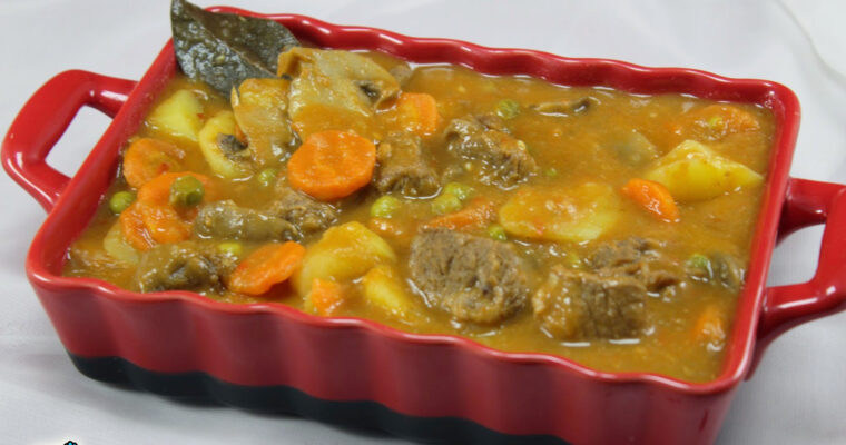 Deliciosa receta de ternera guisada con verduras hecha fácilmente con Thermomix