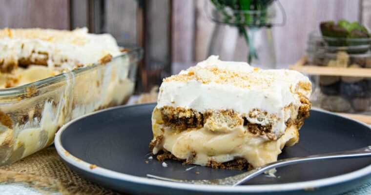 Delicioso Pudding de bizcochos con banana: una receta fácil con Thermomix