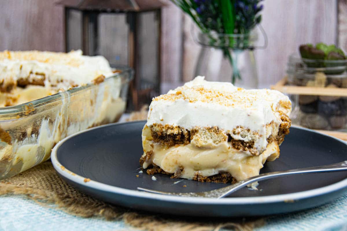 Delicioso Pudding de bizcochos con banana: una receta fácil con Thermomix