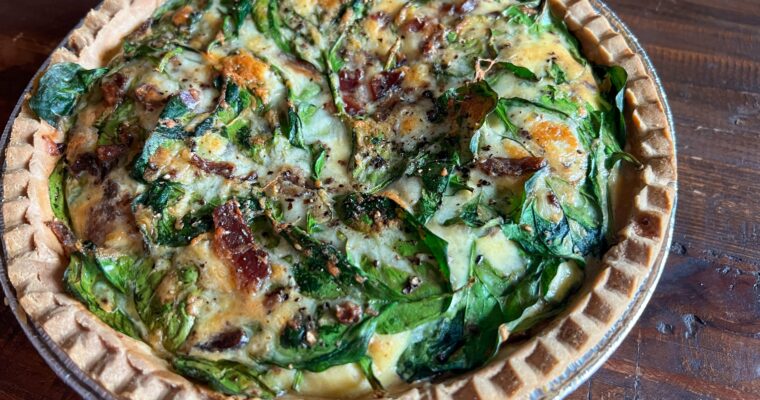 Impress Your Guests: Serve Spinach and Cheese Quiche Made in GM Pot