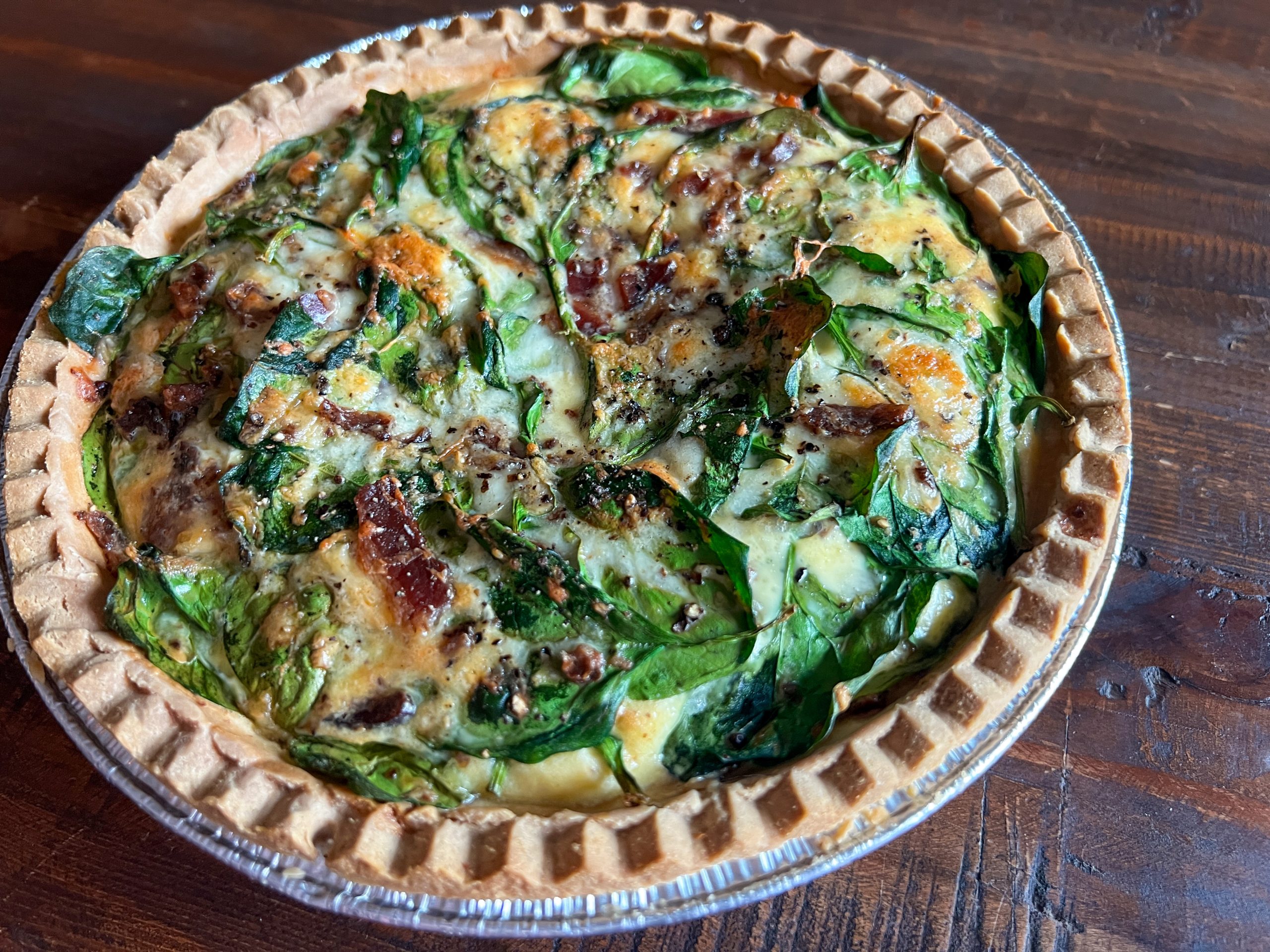 Impress Your Guests: Serve Spinach and Cheese Quiche Made in GM Pot