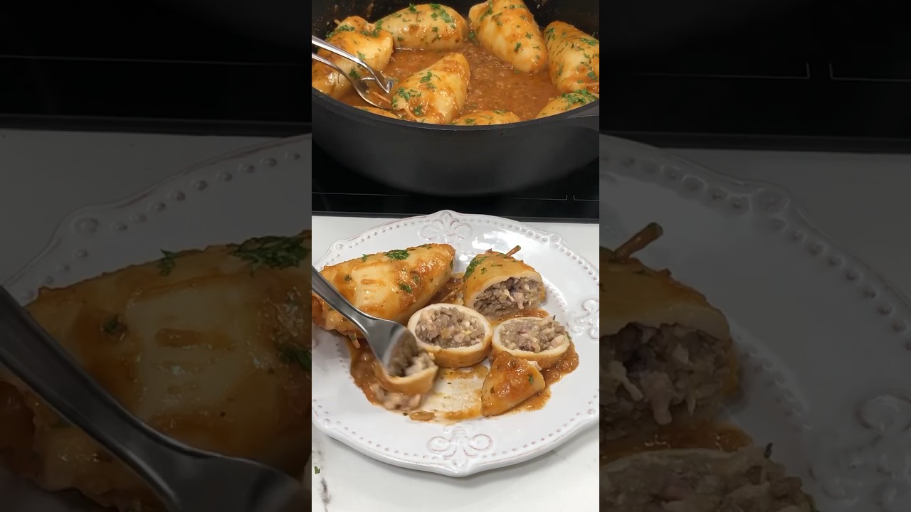 Impress Your Guests with Calamares Rellenos de Merluza y Gambas made in Olla GM