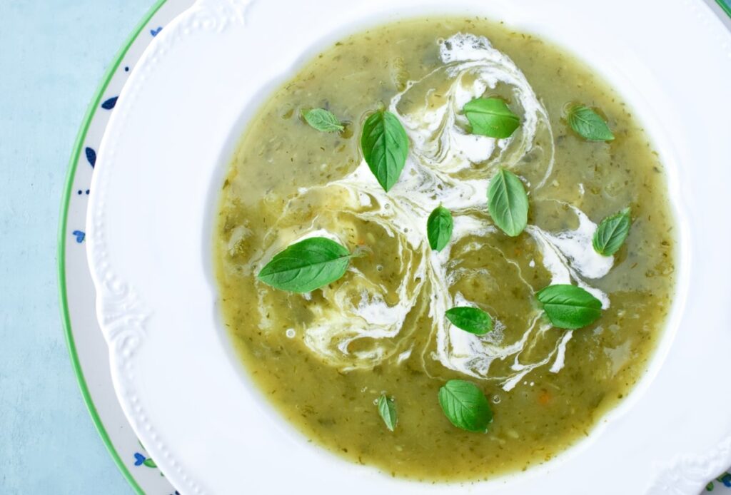 MAMBO’s Creamy Zucchini Soup: A Burst of Flavor in Every Spoonful