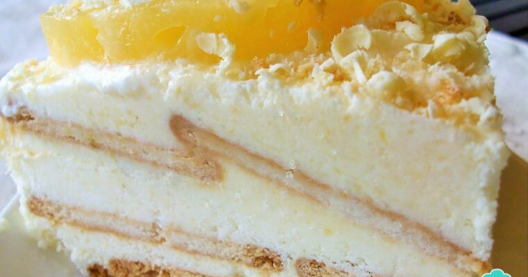 Deliciosa receta de Tarta de piña con nata y queso con Thermomix