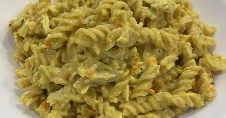 Delicious and Easy Curry Pasta with Meat Recipe for Thermomix