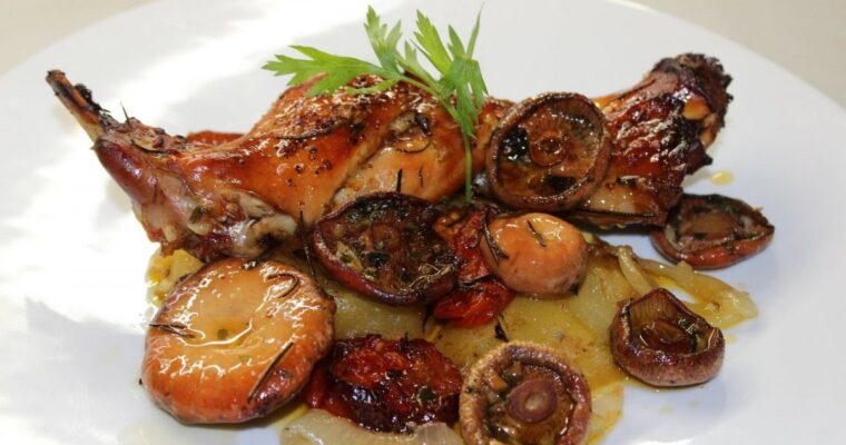 Delightful Recipe: Conejo con Robellones (Niscalos) con Monsieur Cuisine