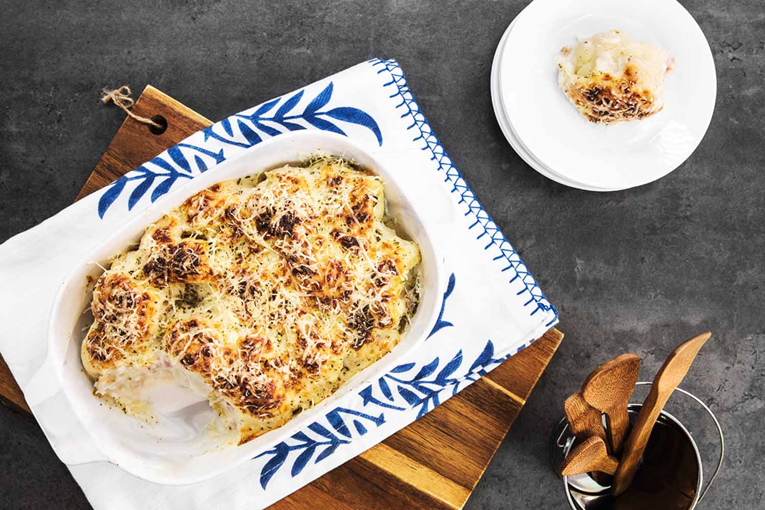 Impress Your Guests with Coliflor con Bechamel Gratinada con MAMBO