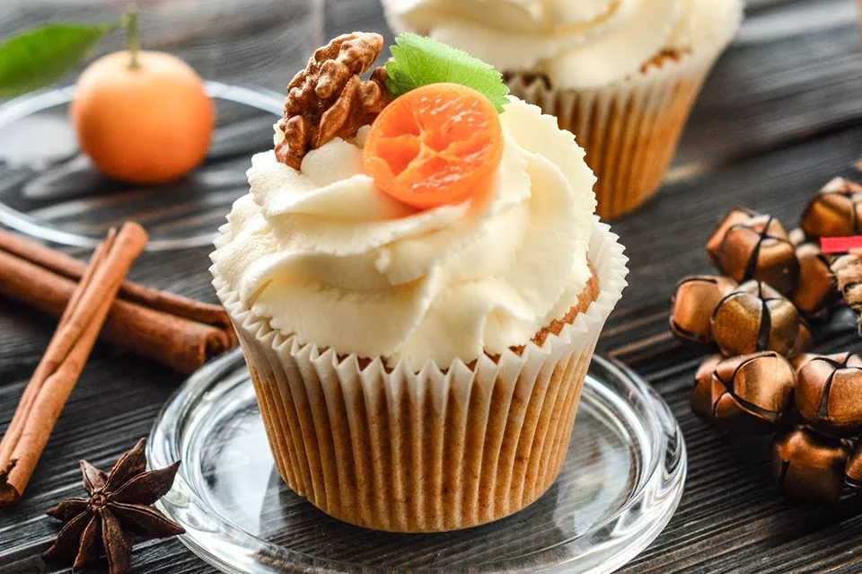 Indulge in a Healthy Treat: Carrot and Walnut Cupcakes with MAMBO